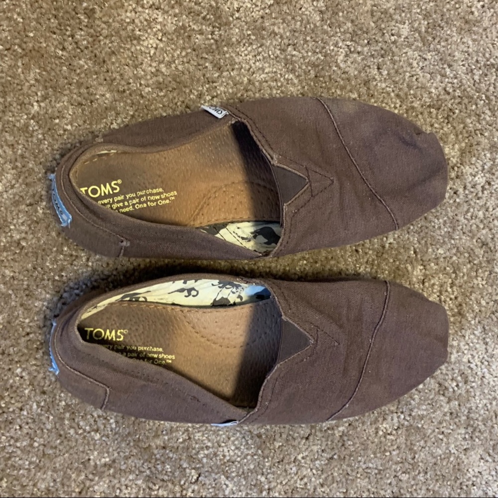 Men’s Brown Toms Size 10